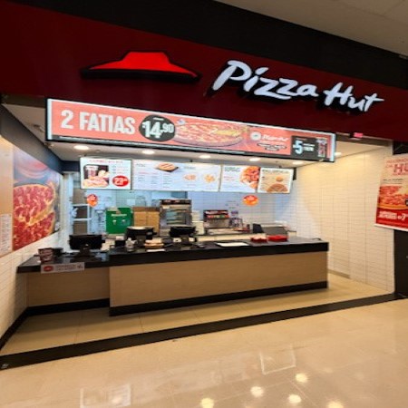 Logo da loja pizza hut